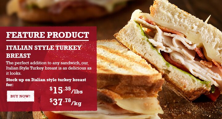 Featured Product: Italian Style Turkey Breast